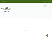 Tablet Screenshot of organicery.com